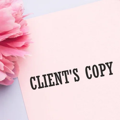 Sello de copia autoentintado para clientes, perfecto para profesionales legales, impresiones de hasta 5K, disponible en 11 colores de tinta,