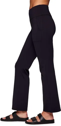 Miniatura 5 de RBX Active - Pantalones de yoga con corte de bota y control de abdomen para mujer