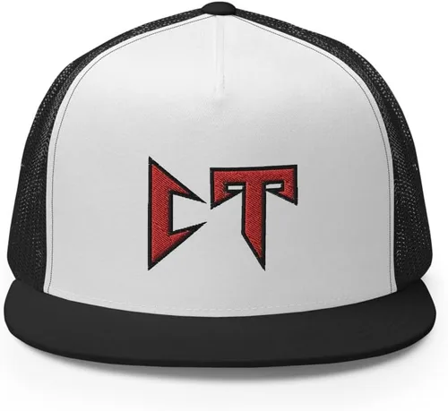 Miniatura 2 de Corridos Tumbados CT - Gorra de camionero con visera plana, corona alta, ajustable, Coridos Belicos
