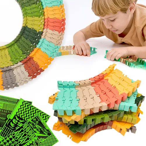 Miniatura 11 de JITTERYGIT Autos de Reemplazo para Pistas - Accesorios Extra para Carreras de Coches para Pista de Dinosaurios y Juguete de Tren - Regalo Compatible