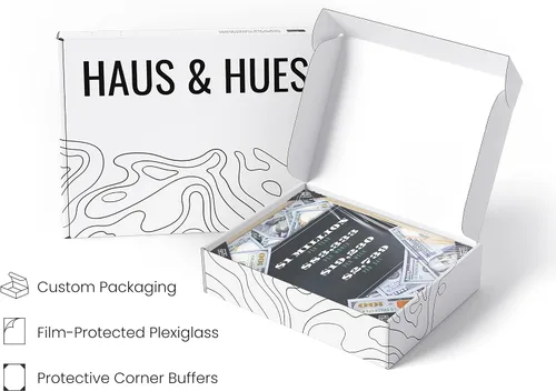 Miniatura 4 de HAUS AND HUES Pósteres de dinero para hombres – Pósteres motivacionales para oficina, arte de pared de monopolio, carteles inspiradores y en el 1