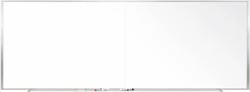 Miniatura 6 de Ghent Pizarra magnética de porcelana con marco de aluminio, 2'H x 3' W