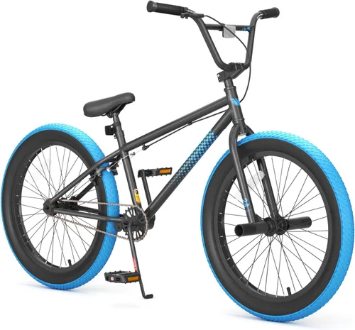Miniatura 13 de 67i - Bicicleta BMX para niños de 18/20 pulgadas, bicicleta para niños de 8 a 12 años con freno U delantero y trasero, asiento ajustable, horquilla