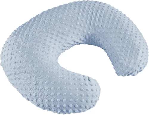 Miniatura 5 de Almohada de lactancia para biberón y lactancia materna, elementos esenciales de lactancia de comodidad ergonómica para mamá y bebé, almohada de Azul