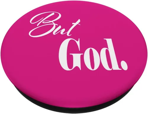 Miniatura 2 de Soporte para teléfono móvil inspirador But God accesorio religioso PopSockets intercambiable PopGrip