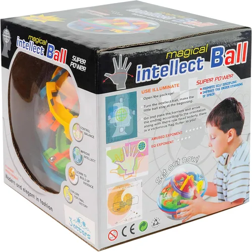 Miniatura 6 de 3 Otters Bola de laberinto 3D, rompecabezas para niños, juguete educativo para regalos, premio en el aula