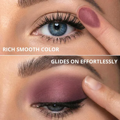 Miniatura 3 de Lamora Paleta de sombra de ojos rosa: 12 sombras suaves de rosa malva, paleta de maquillaje de ojos multiusos con acabados mate y brillantes
