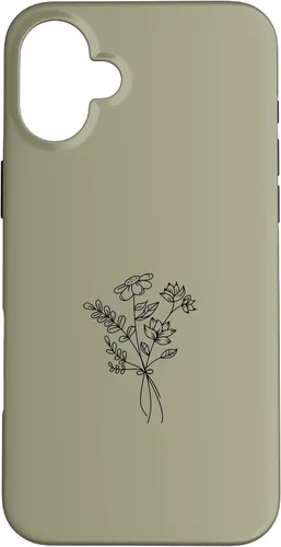 Miniatura 21 de Funda para iPhone 12 mini Wildlfower Floral Flower Khaki