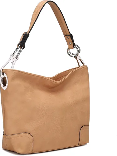 Miniatura 39 de MKF Collection Mia K - Bolso Hobo para mujer, de piel vegana, bolso de hombro holgado, bolso con asa superior