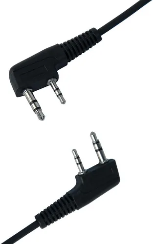 Miniatura 5 de Caroo Auriculares de radio para Kenwood de 2 pines con micrófono PTT para Baofeng UV-5R BF-888S BF-F8HP UV-82 UV-82HP UV-82HP UV-82C Kenwood TK-2107