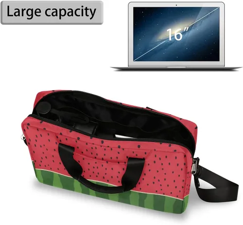 Miniatura 4 de Bonita bolsa de hombro para computadora portátil para mujeres y hombres, bolsa para computadora portátil, funda para laptop, maletín de transporte