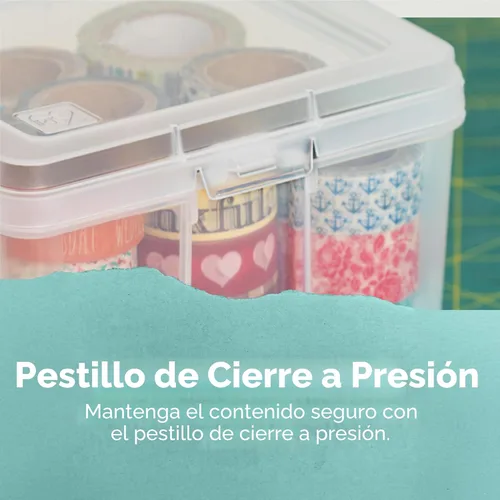 Miniatura 10 de IRIS USA Contenedores de almacenamiento verticales de plástico con tapa abatible para despensa, hogar, oficina, organización, pequeños, organizador