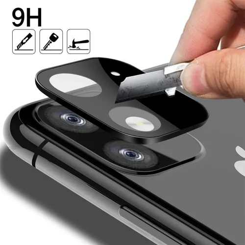 Miniatura 2 de BoxWave Protector de pantalla compatible con Apple iPhone 11 Pro Max, protector de lente de cámara de vidrio templado 9H, protector de lente