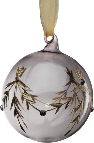 Miniatura 3 de Personalized Planet Adorno de bola de Navidad de piedra natal de cristal con nombre personalizado pintado a mano Abril - Diamante gris