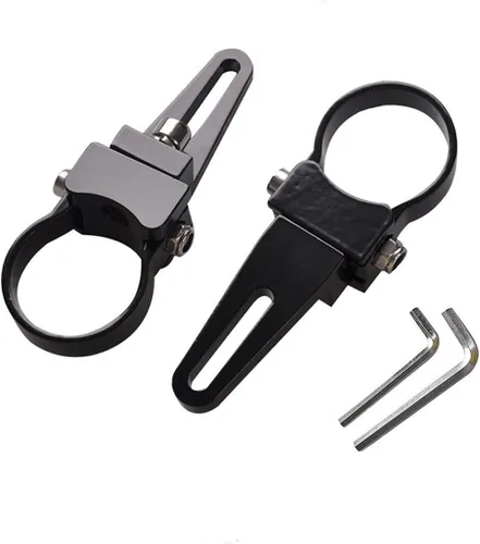 Miniatura 8 de Soporte de luz tubular ajustable de 360° de ajuste universal de 1.0 pulgadas para barra de luz LED todoterreno, fácil posicionamiento en camiones