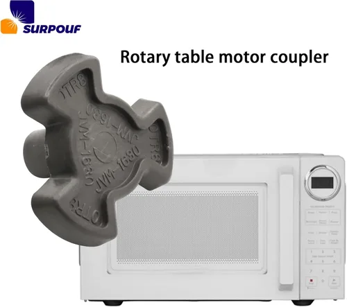 Miniatura 3 de Acoplador de motor de plato giratorio WB06X10144 (paquete de 2) se adapta a piezas de repuesto de microondas GE