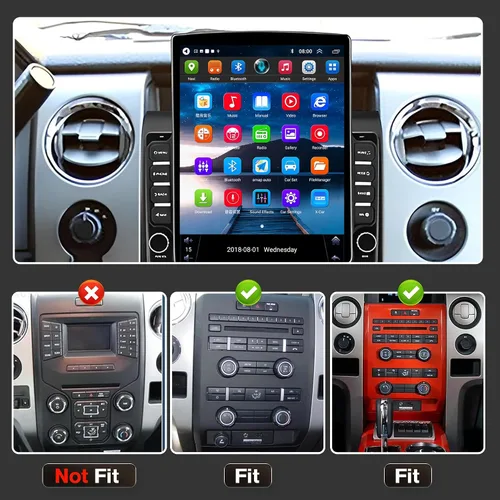 Miniatura 3 de [4+64G] Android 13 Estéreo de coche con Carplay inalámbrico y Android Auto para Ford F150 2009 2010 2011 2012 2013 2014 9.7 pulgadas pantalla táctil