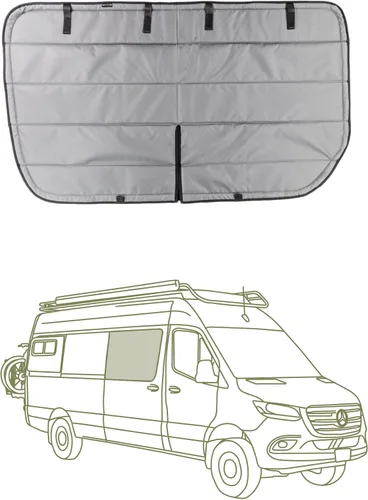 Miniatura 6 de VanEssential Cubiertas magnéticas aisladas de plástico para puertas traseras opacas (par) diseñadas para Mercedes-Benz VS30