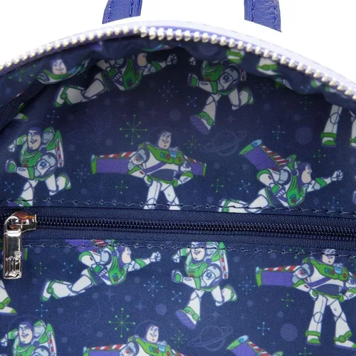 Miniatura 8 de Loungefly Disney Pixar Toy Story Buzz Lightyear - Bolso de hombro con doble correa para mujer, mini mochila, Multi, Mini, Mini mochila
