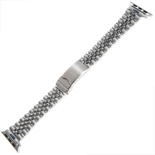Miniatura 3 de Gilden Correa de reloj de acero inoxidable extra larga sin expansión 1542-SMART, compatible con Apple Watch