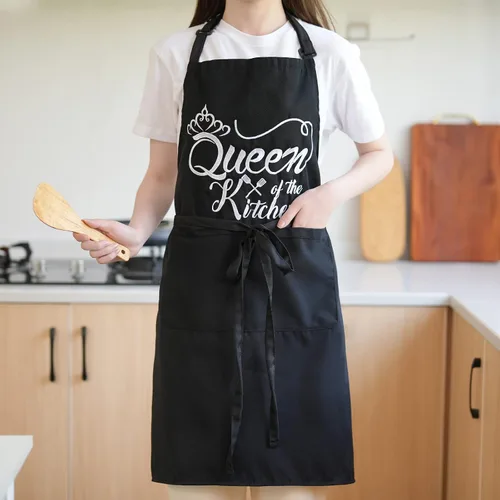 Miniatura 7 de Delantales divertidos para mujer con bolsillos, delantal de cocina para cocinar a la parrilla, lindo delantal de chef, regalo de cumpleaños