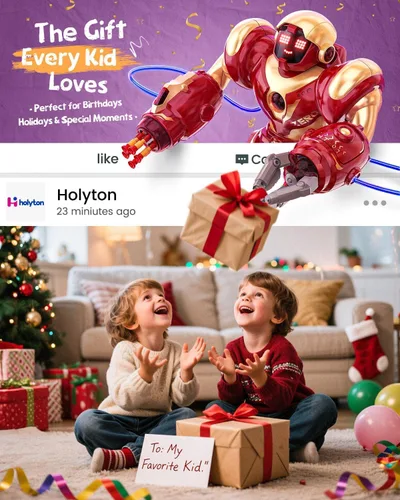 Miniatura 7 de Holyton 5088 Robots inteligentes para niños, robot RC programable STEM grande, con control de voz, control de aplicación, ojos LED, regalo ideal