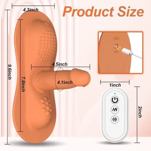 Miniatura 6 de Juguetes sexuales para mujeres, vibradores de sentarse y montar, consolador con 10 +10 modos de vibración, vibrador de control remoto REYHKINO