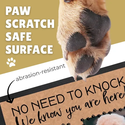 Miniatura 5 de Tapete personalizado para puerta de perro con foto y nombre, tapete de bienvenida personalizado, tapete para puerta delantera, no es necesario
