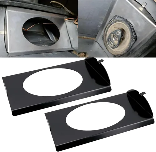 Sporacingrts Soportes de altavoz para detrás del asiento, compatibles con Chevy GMC C10 1973-1987 detrás del asiento de la cabina de la esquina para