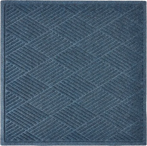Miniatura 7 de Hudson Exchange (35 x 35 pulgadas, carbón) Waterhog Diamond Fashion Tapete cuadrado para piso Carbón vegetal