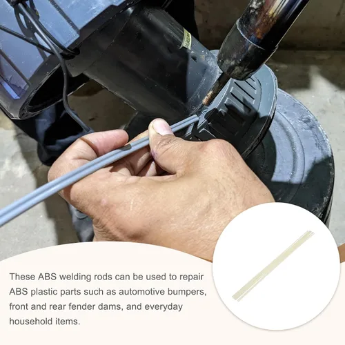 Miniatura 4 de MECCANIXITY Varillas de soldadura de plástico de 13.2 pulgadas, varillas redondas de un solo filamento, varillas de soldadura ABS para soldador