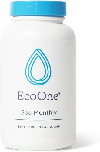 EcoOne Spa Mensual | Tratamiento de Spa Suave y Natural | Limpiador Acondicionador para Tina de Hidromasaje, Piscina y Spa | Limpiador para Tina de