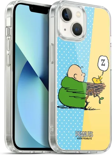 Miniatura 168 de Head Case Designs Funda de gel con licencia oficial de Peanuts Snoopy & Woodstock Halfs and Laughs [protección de grado militar] compatible
