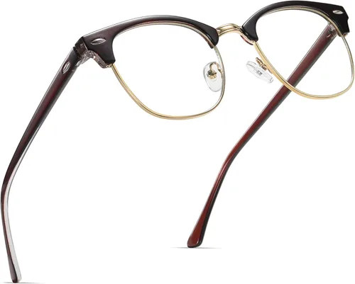 Miniatura 47 de Gafas de Luz Azul para Mujer/Hombre Gafas de Computadora de Luz Azul para Mujeres/Hombres A04-cristal marco plateado