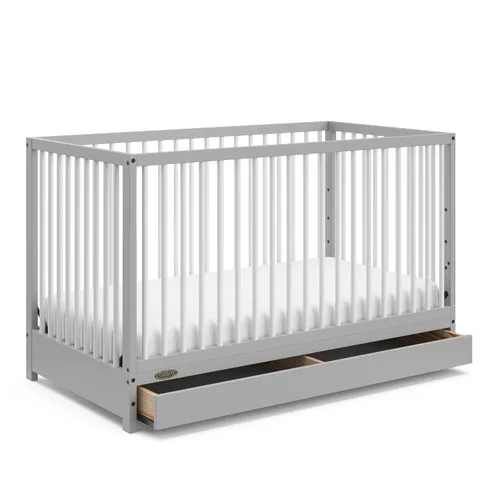 Miniatura 27 de Graco Teddi, Mini cuna convertible 4 en 1 con colchón adicional resistente al agua (negro) – Certificado GREENGUARD Gold, colchón de 7 cm incluido