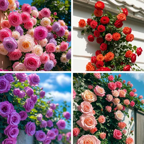 Más de 280 semillas de vid de rosas trepadoras fragantes para plantar al aire libre, planta de flores perennes de flores dobles