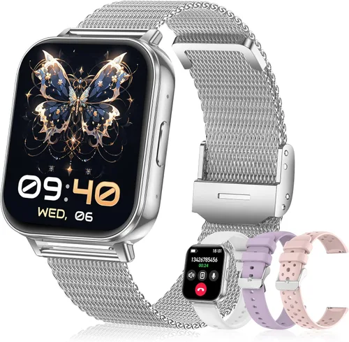 Miniatura 12 de Smart Watch for Women with Bluetooth Call Answer/Dail,1.75" DIY Dial Fitness Watch with Heart Rate Sleep Monitor Step Counter Calorie 120+Sport