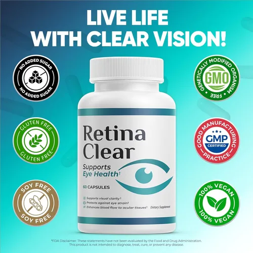 Miniatura 6 de Suplemento de apoyo para la visión, fórmula para la salud ocular con luteína, zeaxantina, quercetina, vitamina A, zinc y arándano, apoya la claridad