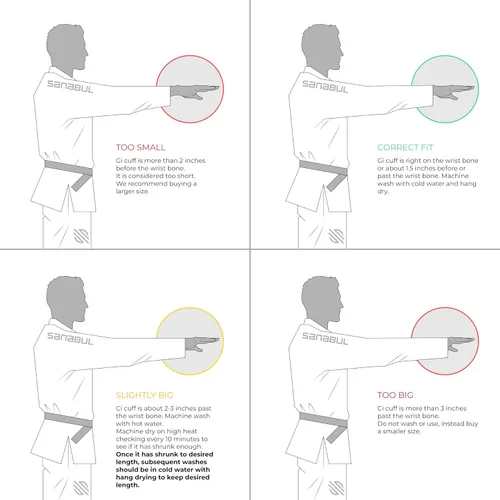 Miniatura 9 de Sanabul Essentials V.2 Ultra Light BJJ Jiu Jitsu Gi (ver guía especial de tallas)