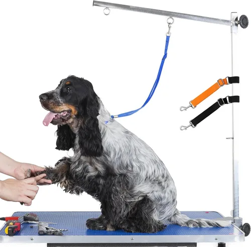 Miniatura 6 de Paterr 5 piezas de accesorios de brazo de aseo para perros y mascotas, correa de extensión, bucles de aseo ajustables, extensor de brazo de aseo