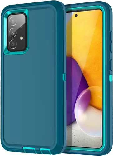 Miniatura 46 de I-HONVA Funda para Samsung Galaxy A52 5G a prueba de golpes, a prueba de polvo y caídas, 3 capas de protección de cuerpo completo