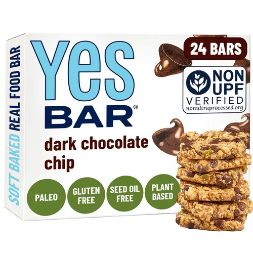 Miniatura 10 de YES Nut Bars - Fresa y coco - Barras suaves masticables saludables hechas con jarabe de arce orgánico, veganas, paleo, sin gluten, sin azúcar