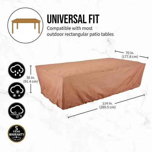Miniatura 2 de Hoan Cubierta de mesa rectangular para barbacoa