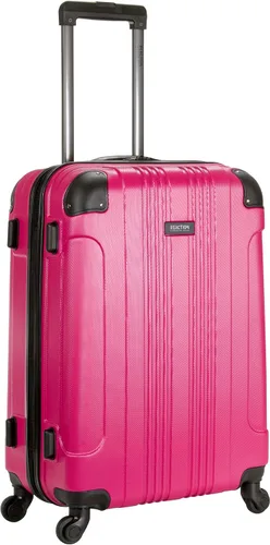 Kenneth Cole REACTION Out of Bounds - Maleta de viaje ligera y duradera de 4 ruedas, Magenta, Out of Bounds - Maleta de viaje de 4 ruedas giratoria