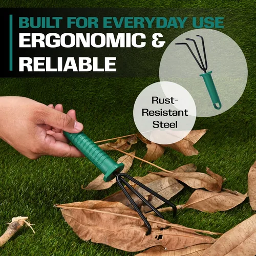 Miniatura 4 de 2wayz Juego de herramientas de jardín – 5 piezas de herramientas de mano de jardinería duraderas – Kit de jardinería de 3 x 12 x 7 pulgadas con caja