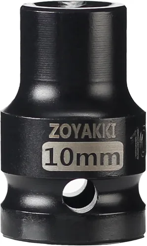 Miniatura 17 de Juego de llaves de impacto de 6 puntas de 1/2 pulgada - 1-1/2" (SAE), CR-MO, llave de eje de 1/2 pulgada de 6 puntas para fácil remoción de tuercas