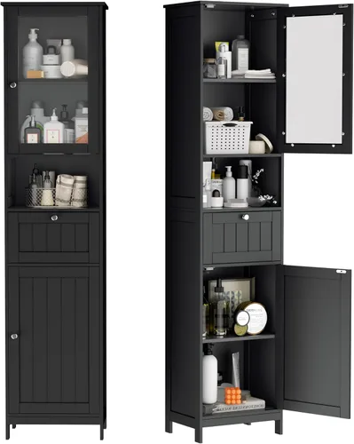 Miniatura 9 de Greenvelly Armario de metal, archivador de almacenamiento con bloqueo de 36 pulgadas con puertas y estantes para oficina, hogar, gimnasio, escuela