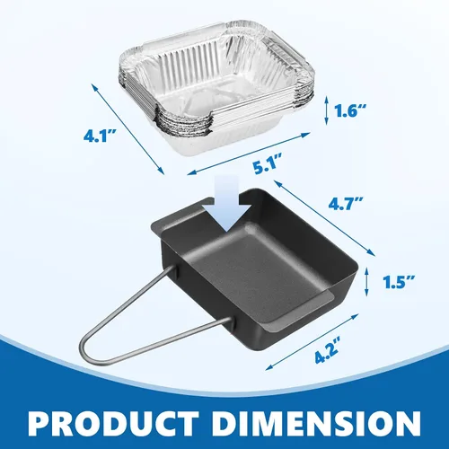 Miniatura 2 de SafBbcue Bandeja de goteo 720-0830 para Nexgrill 720-0830H 720-0783EH 720-0882A 720-0888 720-0819 720-0864 720-0896 Bandeja de goteo de grasa