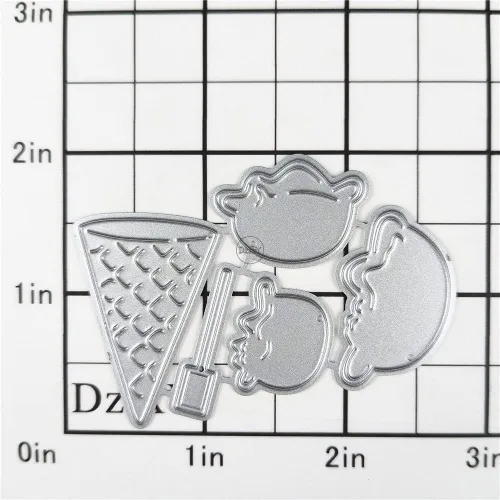 Miniatura 2 de DzIxY Deliciosa taza de helado Troqueles de corte de metal para hacer tarjetas de papel de grabación en relieve Troqueles Sets Álbum Scrapbooking