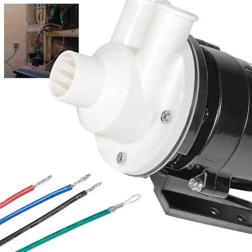 Miniatura 7 de APTA92P10WD1 Reemplazo del conjunto del motor de la bomba de agua Hoshizaki incluye condensador, se adapta a los modelos de máquina de hielo